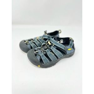 Keen  Big Kid Newport H2 Navy Medium Gray Sandals Size 2
